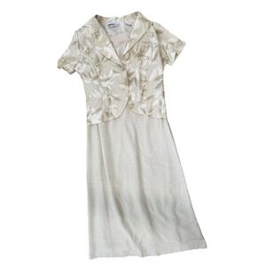 Vintage‎ Leslie Belle Women's 2pc Suit Dress, Size 10- Made in Canada retro